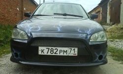 9 399 р. Передний бампер Lancer Style Лада Приора 2172 хэтчбек дорестайлинг (2008-2014) (Неокрашенный)  с доставкой в г. Майкоп. Увеличить фотографию 7