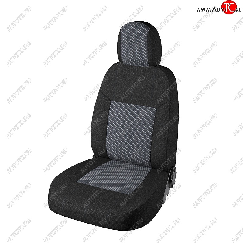 2 999 р. Чехлы для сидений Lord Autofashion Стандарт Плюс (жаккард)  Лада Приора  2170 (2013-2018) седан рестайлинг (Чёрный, вставка Ёж Белый)  с доставкой в г. Майкоп
