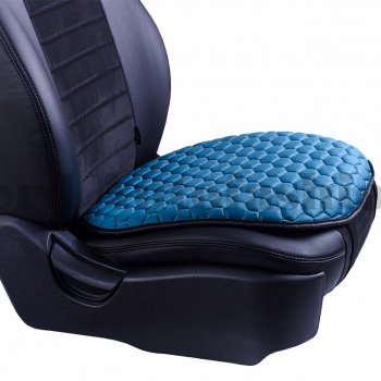 699 р. Подушка для сиденья универсальная Lord Autofashion Комфорт+ (велюр)   (Бирюзовый)  с доставкой в г. Майкоп. Увеличить фотографию 2