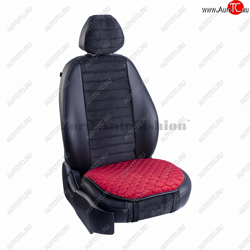 699 р. Подушка для сиденья универсальная Lord Autofashion Комфорт+ (велюр)   (Бронза)  с доставкой в г. Майкоп