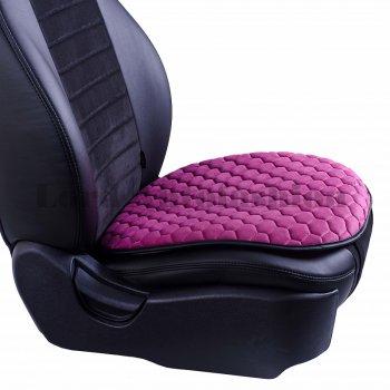 679 р. Подушка для сиденья универсальная Lord Autofashion Комфорт+ (велюр)   (Фуксия)  с доставкой в г. Майкоп. Увеличить фотографию 2