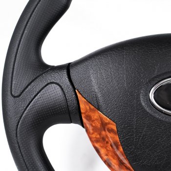 3 389 р. Рулевое колесо Turbo (Ø360 мм) Лада Приора 2171 универсал дорестайлинг  (2008-2014) (Дерево)  с доставкой в г. Майкоп. Увеличить фотографию 5