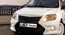 9 599 р. Передний бампер LSD-Condor  Лада Гранта ( 2190,  2191) (2011-2017) седан дорестайлинг, лифтбэк дорестайлинг  (Неокрашенный)  с доставкой в г. Майкоп. Увеличить фотографию 2