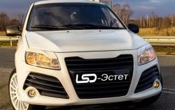 9 599 р. Передний бампер LSD-Estet Лада Гранта 2190  дорестайлинг (2011-2017) (Неокрашенный)  с доставкой в г. Майкоп. Увеличить фотографию 5