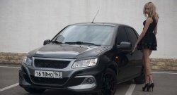 10 349 р. Передний бампер Razor  Лада Гранта ( 2190,  2191) (2011-2017) седан дорестайлинг, лифтбэк дорестайлинг  (Неокрашенный)  с доставкой в г. Майкоп. Увеличить фотографию 8