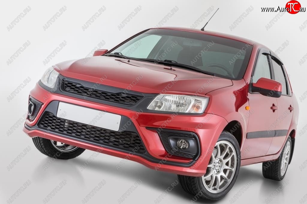 12 199 р. Передний бампер Xmug Sport Лада Гранта 2190  дорестайлинг (2011-2017) (Неокрашенный)  с доставкой в г. Майкоп