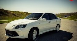 3 099 р. Пороги накладки Флагман Datsun on-DO седан дорестайлинг (2014-2019) (Неокрашенные)  с доставкой в г. Майкоп. Увеличить фотографию 9
