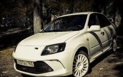 3 099 р. Пороги накладки Флагман Datsun on-DO седан дорестайлинг (2014-2019) (Неокрашенные)  с доставкой в г. Майкоп. Увеличить фотографию 10