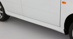4 499 р. Пластиковые накладки на пороги Бавария Datsun on-DO седан рестайлинг (2019-2021) (Неокрашенные)  с доставкой в г. Майкоп. Увеличить фотографию 2