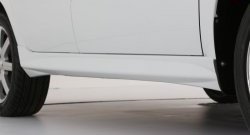 4 499 р. Пластиковые накладки на пороги Бавария Datsun on-DO седан рестайлинг (2019-2021) (Неокрашенные)  с доставкой в г. Майкоп. Увеличить фотографию 3
