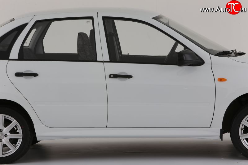 4 499 р. Пластиковые накладки на пороги Бавария Datsun on-DO седан рестайлинг (2019-2021) (Неокрашенные)  с доставкой в г. Майкоп