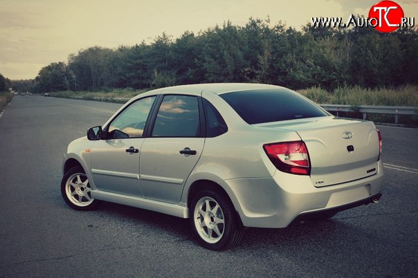 1 599 р. Пороги накладки Снайпер V2 Datsun on-DO седан дорестайлинг (2014-2019) (Неокрашенные)  с доставкой в г. Майкоп