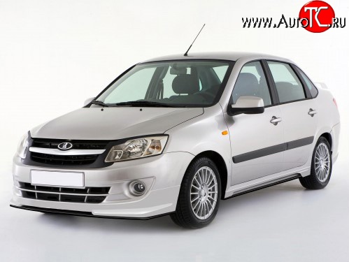 2 749 р. Пороги накладки Sport-Style  Лада Гранта  2190 - Калина Спорт  2192 (Неокрашенные)  с доставкой в г. Майкоп