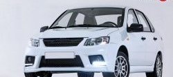 689 р. Реснички GTC на фары Лада Гранта Спорт 2191 лифтбэк рестайлинг (2023-2025) (Неокрашенные)  с доставкой в г. Майкоп. Увеличить фотографию 7