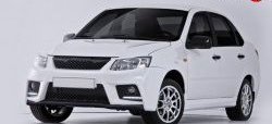 689 р. Реснички GTC на фары Лада Гранта Спорт 2191 лифтбэк рестайлинг (2023-2025) (Неокрашенные)  с доставкой в г. Майкоп. Увеличить фотографию 9