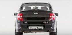2 859 р. Лип-спойлер Granta Sport  Лада Гранта  2190 - Гранта Спорт ( 2191,  2190) (Неокрашенный)  с доставкой в г. Майкоп. Увеличить фотографию 4
