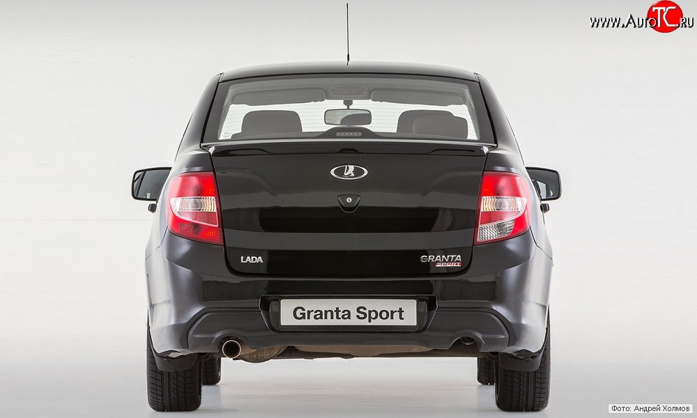 10 349 р. Задний бампер Granta Sport  Лада Гранта  2190 (2011-2017) седан дорестайлинг (Неокрашенный)  с доставкой в г. Майкоп