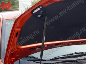 1 799 р. Упор капота MV-Tuning (одинарный; без кронштейна) Лада Гранта FL 2190 седан рестайлинг (2018-2025)  с доставкой в г. Майкоп. Увеличить фотографию 2