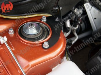 1 799 р. Упор капота MV-Tuning (одинарный; без кронштейна) Лада Гранта FL 2190 седан рестайлинг (2018-2025)  с доставкой в г. Майкоп. Увеличить фотографию 3