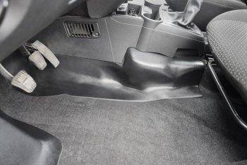 2 129 р. Накладки на ковролин пола Petroil Tuning Лада Гранта FL 2190 седан рестайлинг (2018-2025) (Передние тоннельные)  с доставкой в г. Майкоп. Увеличить фотографию 3