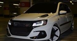 11 499 р. Пластиковый капот DTM ВИС 2349 бортовой грузовик дорестайлинг (2012-2018) (Неокрашенный)  с доставкой в г. Майкоп. Увеличить фотографию 5