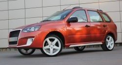2 969 р. Комплект порогов Я-робот Datsun on-DO седан дорестайлинг (2014-2019) (Неокрашенные)  с доставкой в г. Майкоп. Увеличить фотографию 2