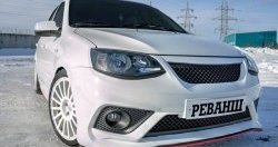 9 599 р. Передний бампер Реванш Лада Калина 2192 (2013-2018) (Неокрашенный)  с доставкой в г. Майкоп. Увеличить фотографию 2