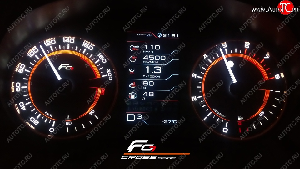 36 999 р. Комбинация приборов Ferrum GF 815S Cross Лада Гранта FL 2191 лифтбэк рестайлинг (2018-2025)  с доставкой в г. Майкоп