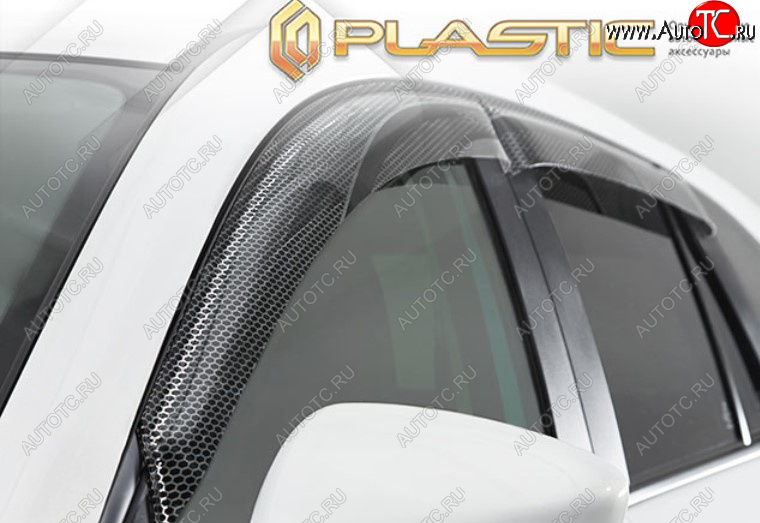 2 159 р. Дефлектора окон CA-Plastic  Лада Нива Трэвел (2021-2025) (212300-80) (Серия Art черная, Без хром молдинга)  с доставкой в г. Майкоп