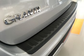 499 р. Защитная накладка заднего бампера Тюн-Авто  Лада Гранта FL  2191 (2018-2025) лифтбэк рестайлинг  с доставкой в г. Майкоп. Увеличить фотографию 3