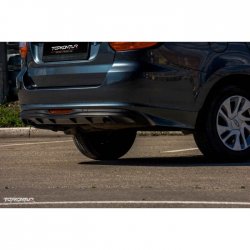 3 699 р. Диффузор заднего бампера TopKontur Design Лада Гранта FL 2191 лифтбек (2018-2025) (Неокрашенная)  с доставкой в г. Майкоп. Увеличить фотографию 10