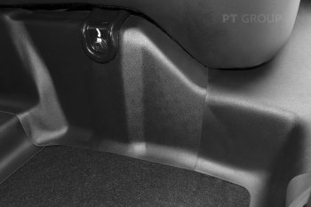 2 019 р. Накладки на ковролин пола Petroil Tuning (задний ряд, 7 мест) Лада Ларгус рестайлинг R90 (2021-2025) (Текстурная поверхность (шагрень))  с доставкой в г. Майкоп. Увеличить фотографию 2