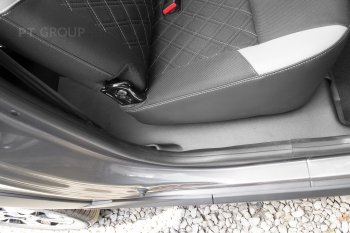 2 339 р. Накладки на ковролин пола Petroil Tuning Лада Ларгус рестайлинг R90 (2021-2025) (Текстурная поверхность (шагрень))  с доставкой в г. Майкоп. Увеличить фотографию 5