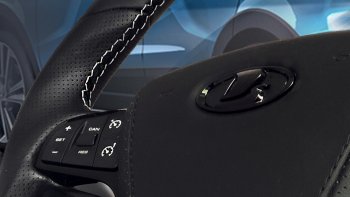 14 199 р. Анатомическое рулевое колесо Grand Premium Лада Веста 2180 седан дорестайлинг (2015-2023) (Без подогрева, На базе руля клиента)  с доставкой в г. Майкоп. Увеличить фотографию 9