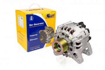 Генератор (100A) (1.6 8v) KRAFT Лада Ларгус дорестайлинг R90 (2012-2021)
