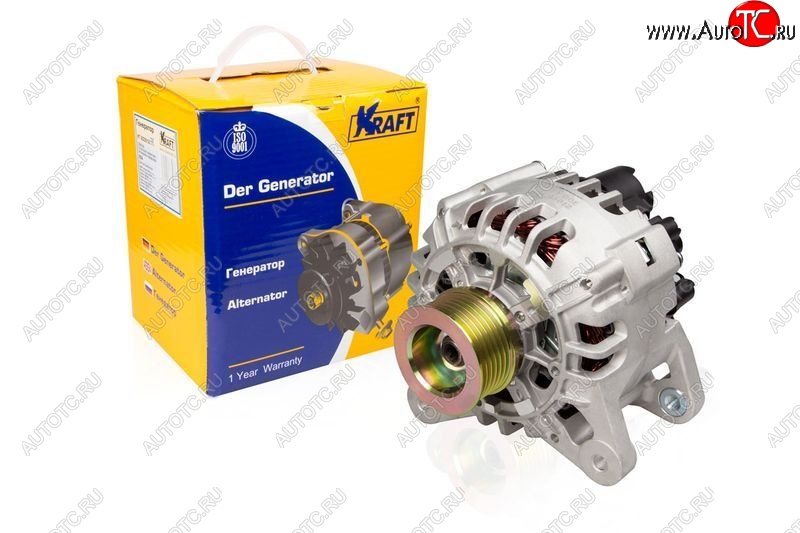 8 999 р. Генератор (100A) (1.6 8v) KRAFT Renault Sandero Stepway (BS) (2010-2014)  с доставкой в г. Майкоп