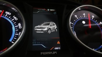 82 999 р. Приборная панель Ferrum GF 890 Nissan Terrano D10 дорестайлинг (2013-2016) (Серебро)  с доставкой в г. Майкоп. Увеличить фотографию 9