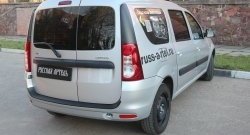 2 599 р. Верхняя накладка на задний бампер RA v1 Лада Ларгус дорестайлинг R90 (2012-2021)  с доставкой в г. Майкоп. Увеличить фотографию 2