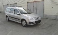 4 099 р. Пороги накладки Sport Лада Ларгус дорестайлинг R90 (2012-2021) (Неокрашенные)  с доставкой в г. Майкоп. Увеличить фотографию 5