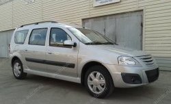 4 099 р. Пороги накладки Sport Лада Ларгус дорестайлинг R90 (2012-2021) (Неокрашенные)  с доставкой в г. Майкоп. Увеличить фотографию 7