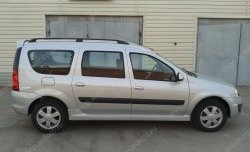 4 099 р. Пороги накладки Sport Лада Ларгус дорестайлинг R90 (2012-2021) (Неокрашенные)  с доставкой в г. Майкоп. Увеличить фотографию 2