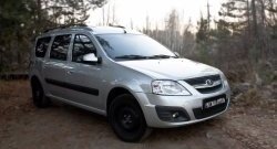 979 р. Зимняя заглушка переднего бампера RA Лада Ларгус дорестайлинг R90 (2012-2021)  с доставкой в г. Майкоп. Увеличить фотографию 3