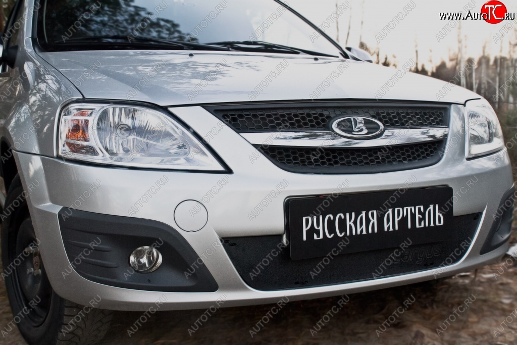 979 р. Зимняя заглушка переднего бампера RA Лада Ларгус дорестайлинг R90 (2012-2021)  с доставкой в г. Майкоп