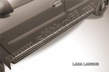 Защита порогов Slitkoff Лада Ларгус рестайлинг R90 (2021-2025)
