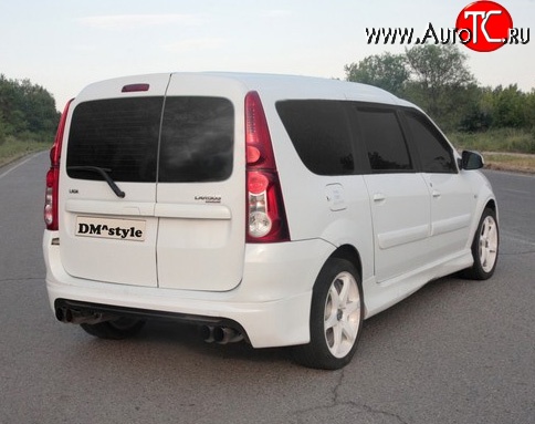 9 999 р. Задний бампер DMstyle  Лада Ларгус (2012-2021) дорестайлинг R90 (Неокрашенный)  с доставкой в г. Майкоп