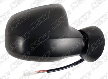 Боковое правое зеркало заднего вида SAT (обогрев, 5 контактов, Тайвань) Renault Duster  HS (2010-2021), Renault Logan  1 (2010-2016), Renault Sandero  (BS) (2009-2014), Renault Sandero Stepway  (BS) (2010-2014), Лада Ларгус (2012-2025)