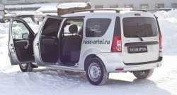 1 699 р. Накладки на порожки автомобиля RA Лада Ларгус дорестайлинг R90 (2012-2021)  с доставкой в г. Майкоп. Увеличить фотографию 2