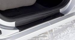 1 699 р. Накладки на порожки автомобиля RA Лада Ларгус дорестайлинг R90 (2012-2021)  с доставкой в г. Майкоп. Увеличить фотографию 3