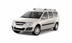 8 919 р. Рейлинги на автомобиль Petroil Tuning Лада Ларгус дорестайлинг R90 (2012-2021) (Серебристый муар)  с доставкой в г. Майкоп. Увеличить фотографию 2