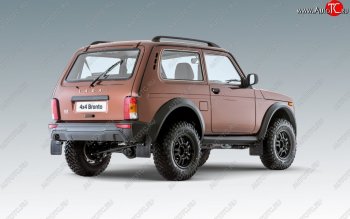 1 829 р. Накладка на колёсную арку Bronto (задняя, правая)  Лада нива 4х4  2121 Бронто (2017-2025) 3 дв. 1-ый рестайлинг, 3 дв. 2-ой рестайлинг (Неокрашенная)  с доставкой в г. Майкоп. Увеличить фотографию 2
